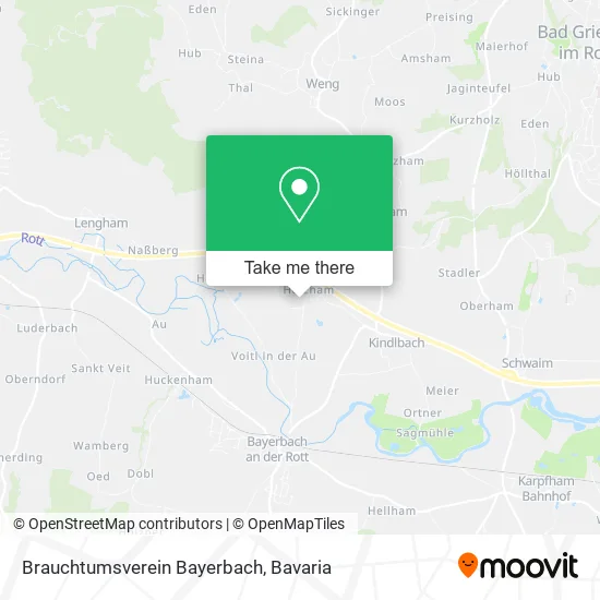 Карта Brauchtumsverein Bayerbach