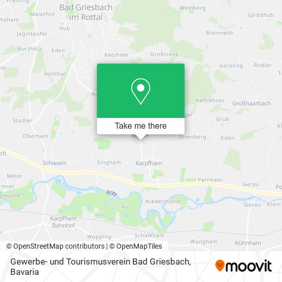 Gewerbe- und Tourismusverein Bad Griesbach map