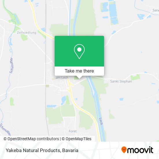 Yakeba Natural Products map