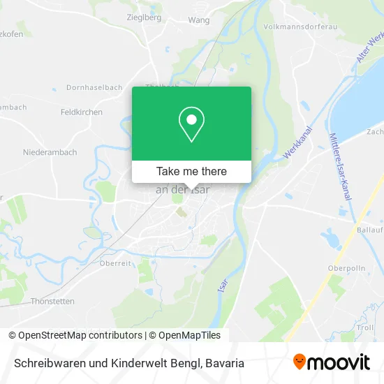Schreibwaren und Kinderwelt Bengl map