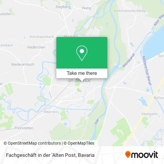 Карта Fachgeschäft in der 'Alten Post