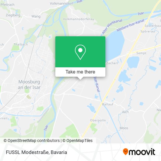 FUSSL Modestraße map