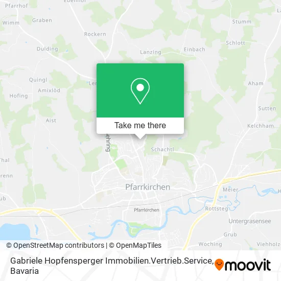 Карта Gabriele Hopfensperger Immobilien.Vertrieb.Service