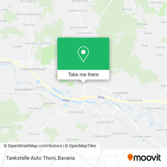 Карта Tankstelle Auto Thoni