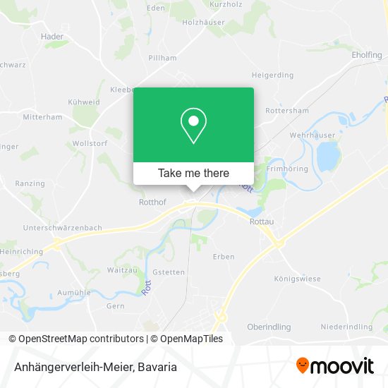 Anhängerverleih-Meier map