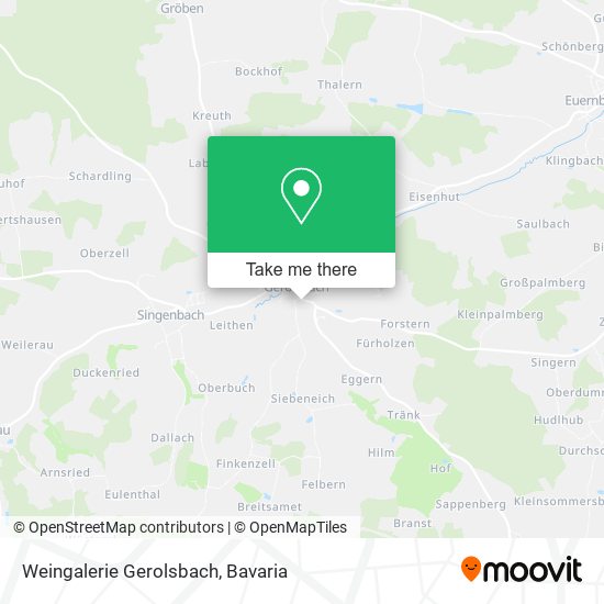 Weingalerie Gerolsbach map