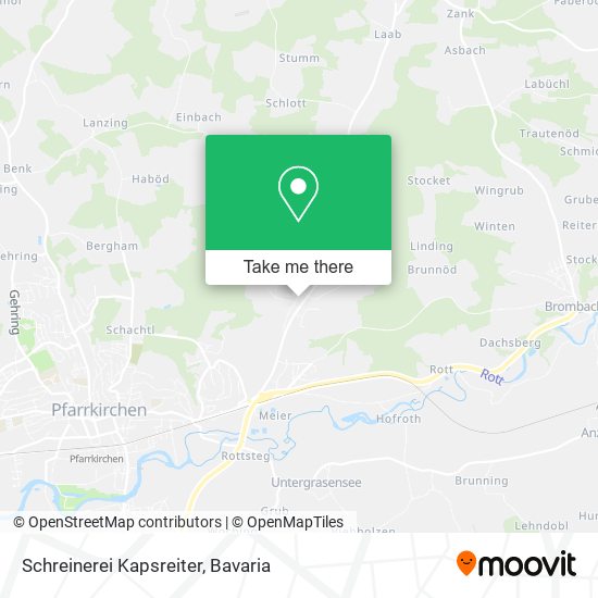 Schreinerei Kapsreiter map