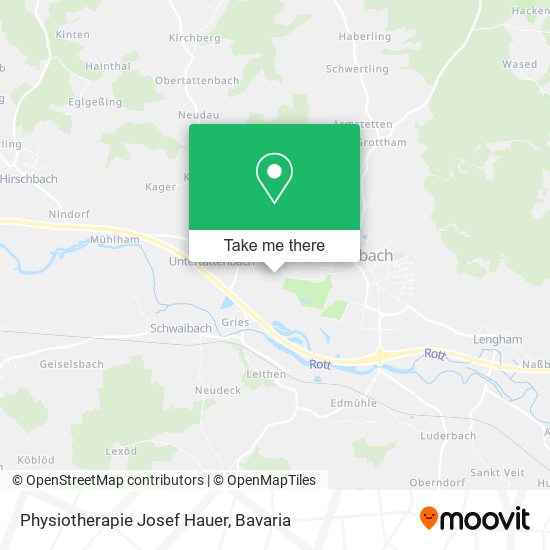 Physiotherapie Josef Hauer map