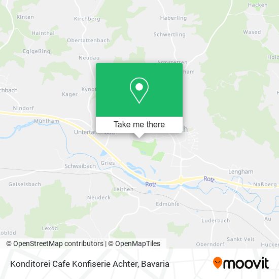 Konditorei Cafe Konfiserie Achter map