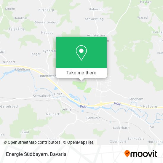Energie Südbayern map