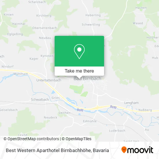 Карта Best Western Aparthotel Birnbachhöhe