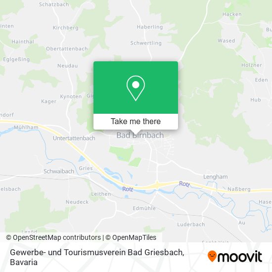 Gewerbe- und Tourismusverein Bad Griesbach map