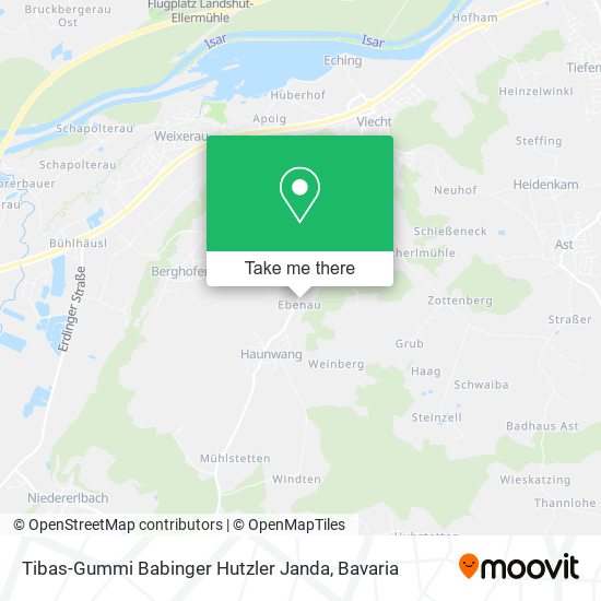 Tibas-Gummi Babinger Hutzler Janda map