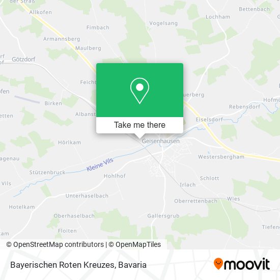 Bayerischen Roten Kreuzes map