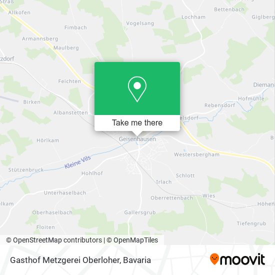 Gasthof Metzgerei Oberloher map