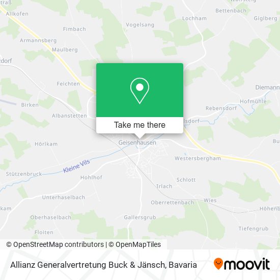 Карта Allianz Generalvertretung Buck & Jänsch