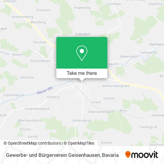 Gewerbe- und Bürgerverein Geisenhausen map