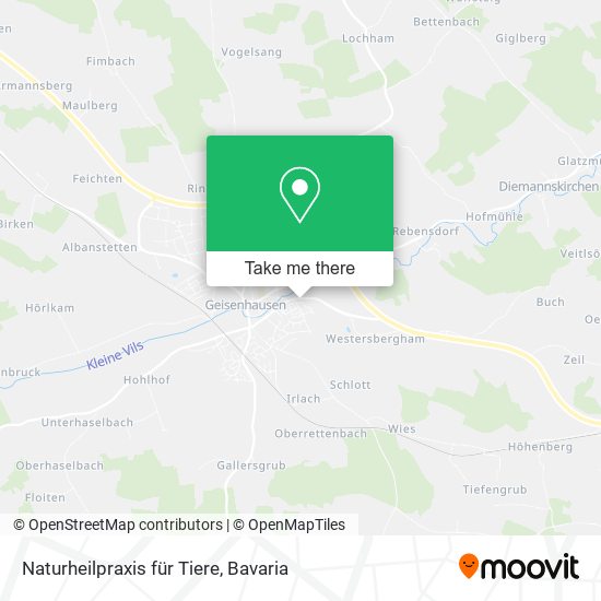 Naturheilpraxis für Tiere map