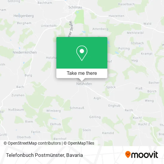 Карта Telefonbuch Postmünster