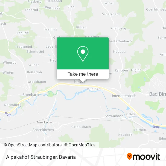 Карта Alpakahof Straubinger