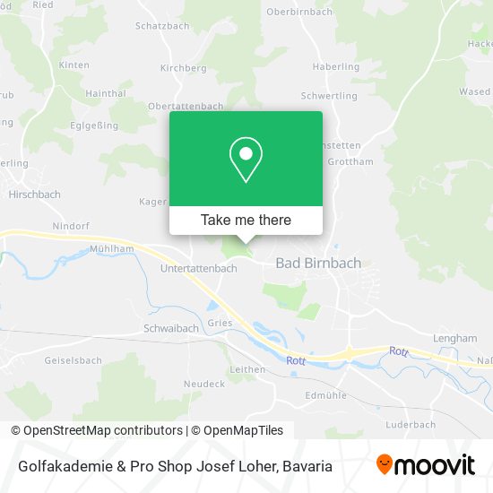 Golfakademie & Pro Shop Josef Loher map