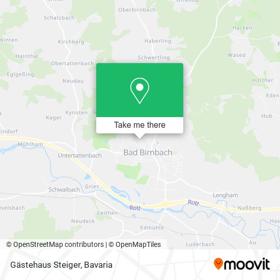 Gästehaus Steiger map