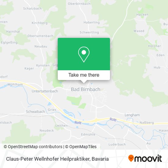 Claus-Peter Wellnhofer Heilpraktiker map