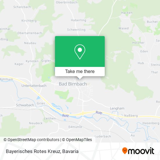 Bayerisches Rotes Kreuz map