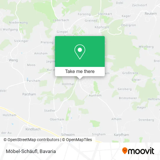 Möbel-Schäufl map