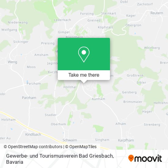 Gewerbe- und Tourismusverein Bad Griesbach map