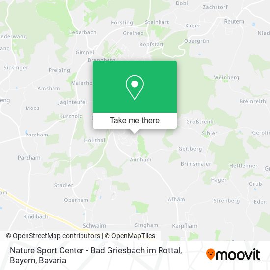 Nature Sport Center - Bad Griesbach im Rottal, Bayern map