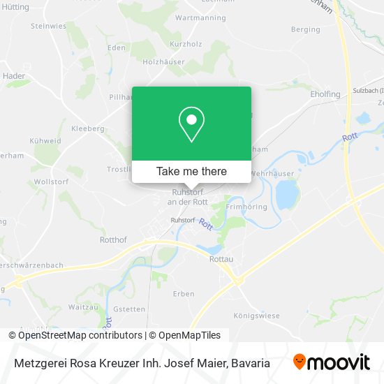Metzgerei Rosa Kreuzer Inh. Josef Maier map