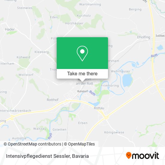Intensivpflegedienst Sessler map