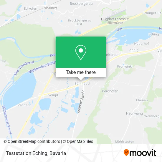 Карта Teststation Eching