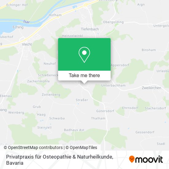 Privatpraxis für Osteopathie & Naturheilkunde map