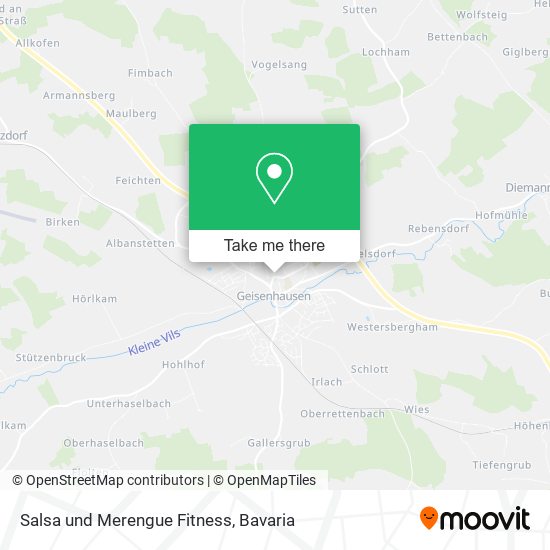 Salsa und Merengue Fitness map