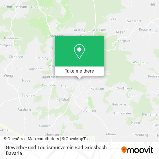 Карта Gewerbe- und Tourismusverein Bad Griesbach