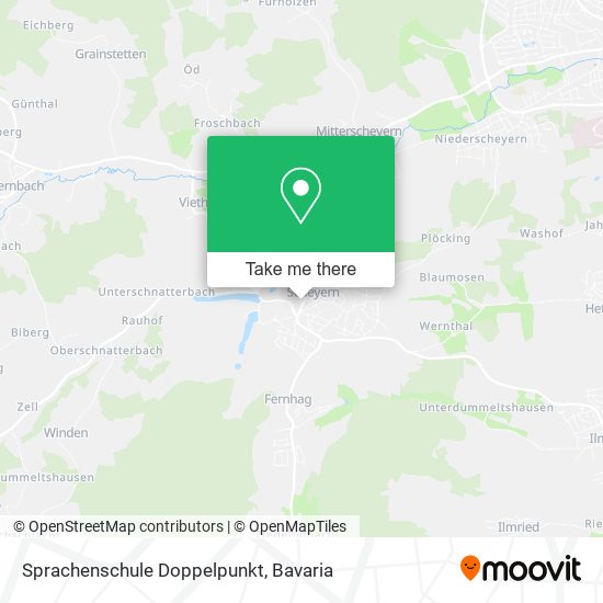 Sprachenschule Doppelpunkt map