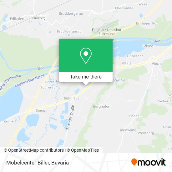 Möbelcenter Biller map