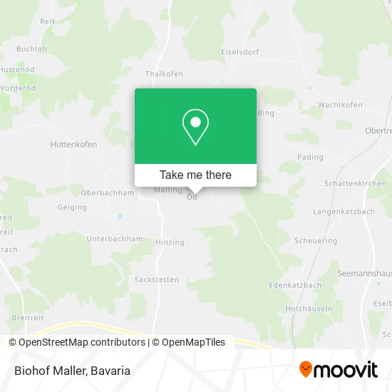 Карта Biohof Maller