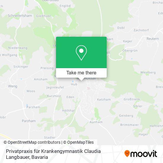 Privatpraxis für Krankengymnastik Claudia Langbauer map