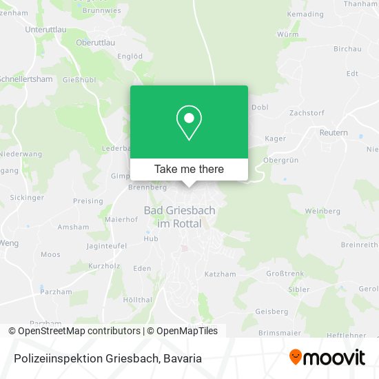 Polizeiinspektion Griesbach map