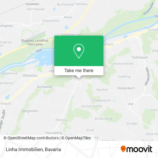 Карта Linha Immobilien