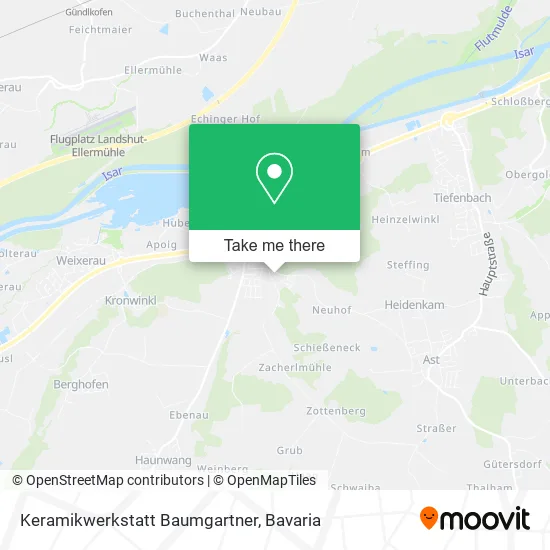 Карта Keramikwerkstatt Baumgartner