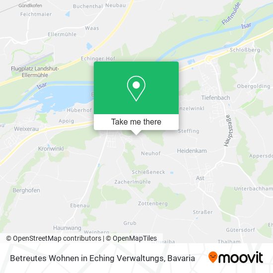 Betreutes Wohnen in Eching Verwaltungs map