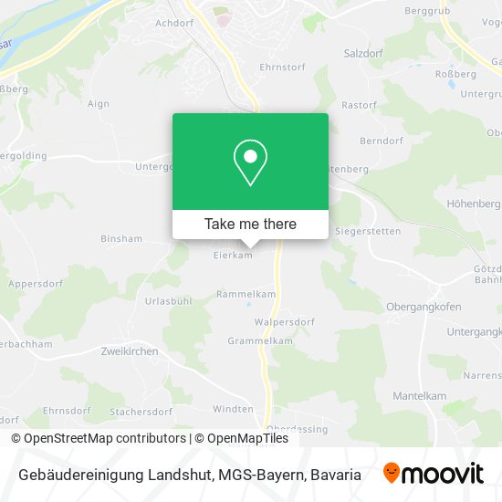 Карта Gebäudereinigung Landshut, MGS-Bayern