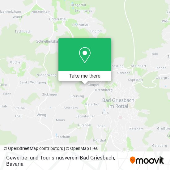 Gewerbe- und Tourismusverein Bad Griesbach map