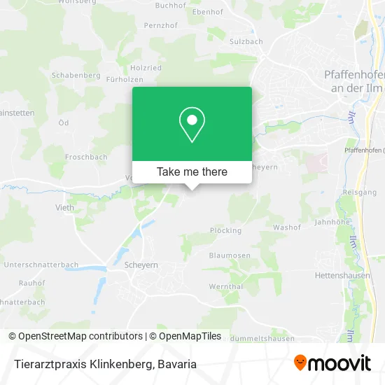 Карта Tierarztpraxis Klinkenberg