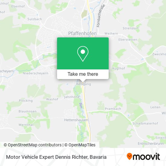 Motor Vehicle Expert Dennis Richter map