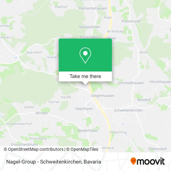 Nagel-Group - Schweitenkirchen map